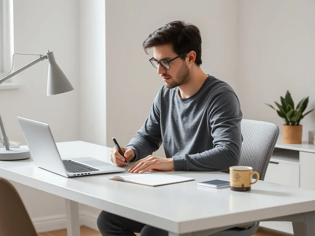 Varm papirtekstur og skrivebord med bogmanuskript